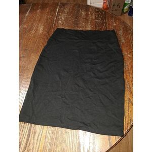 1X Hybrid & Company Black Stretch Skirt with Rear Zip